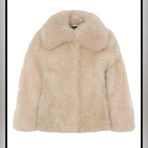 Elie Tahari faux fur coat size M